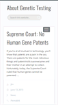 Mobile Screenshot of aboutgenetictesting.com